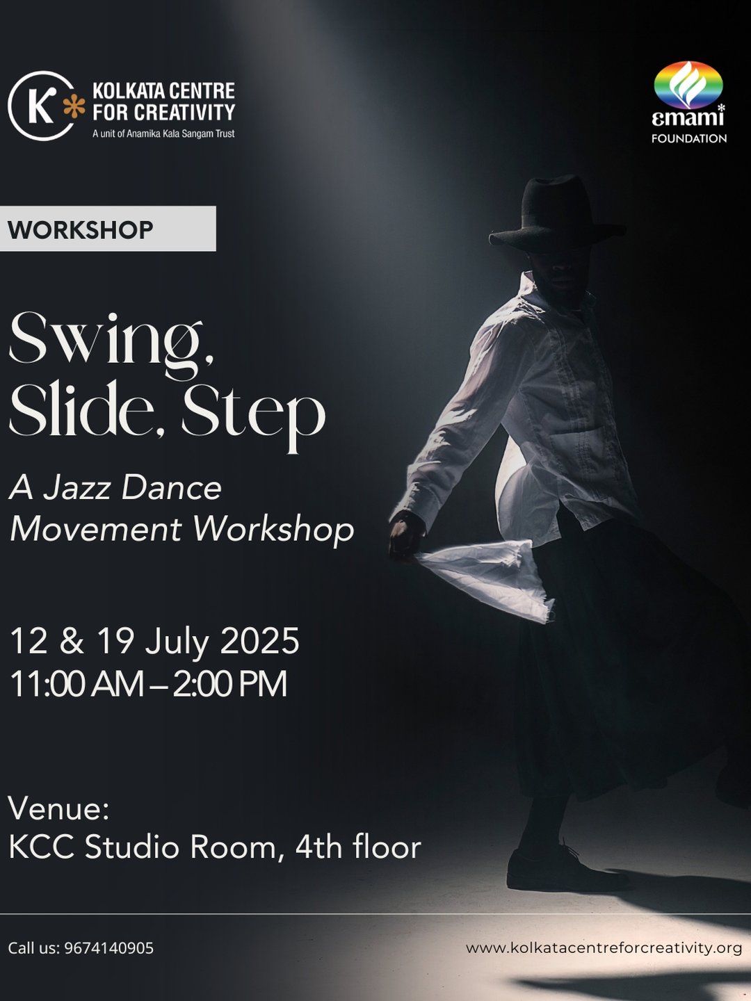 Swing, Slide, Step – a Jazz Movement Workshop